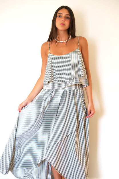 MIRTH Singapore Skirt - Dune Stripe