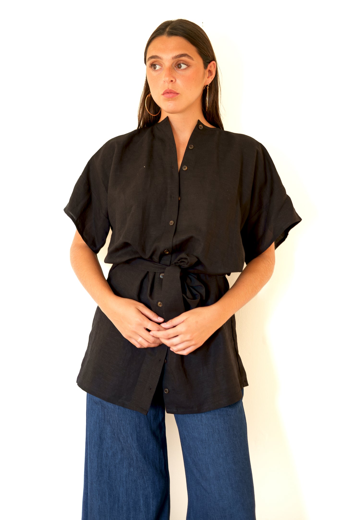 Emerson Fry Short Desert Dress - Black