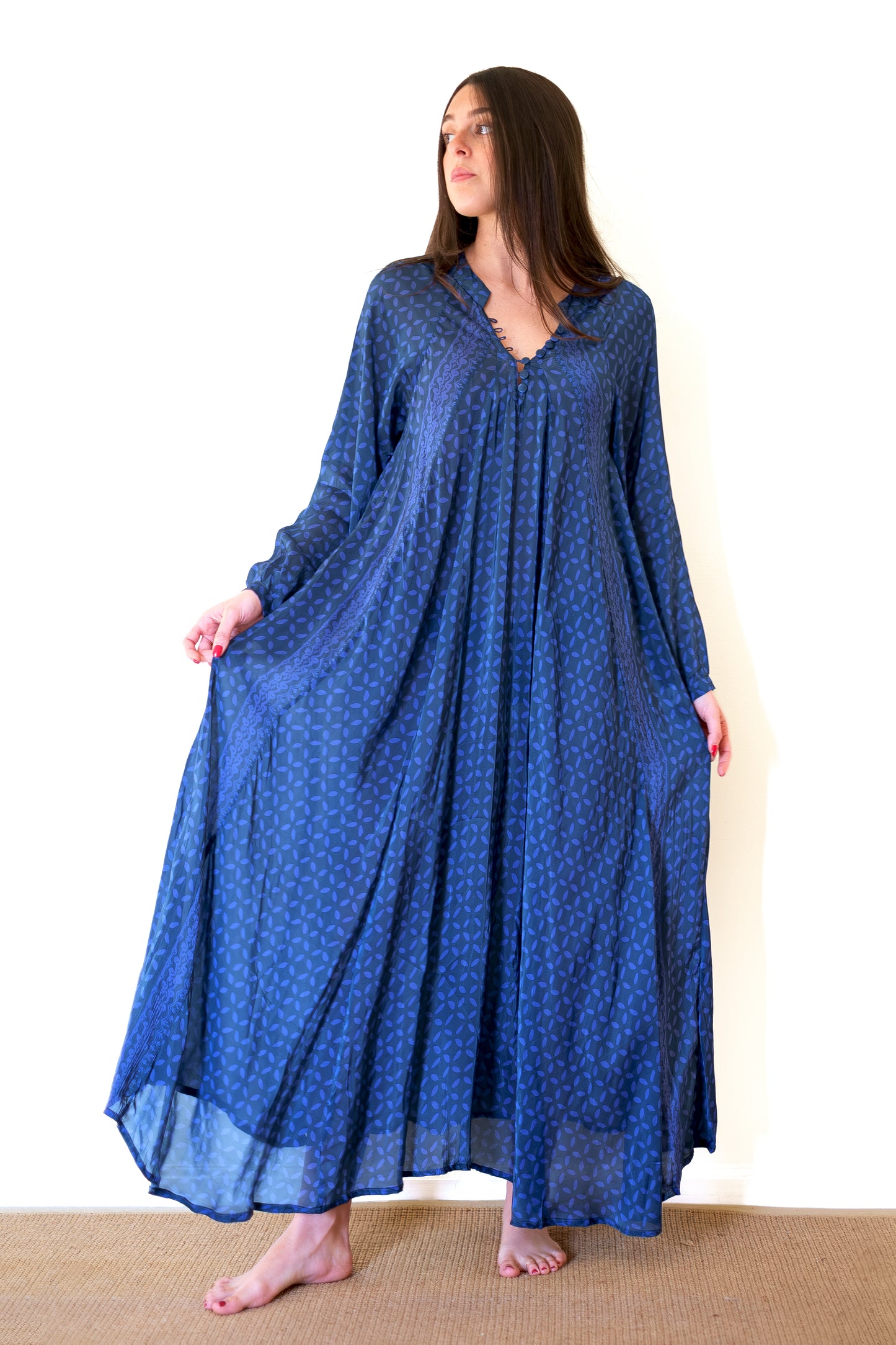 Natalie Martin Fiore Maxi Dress - Sand Dollar Ocean