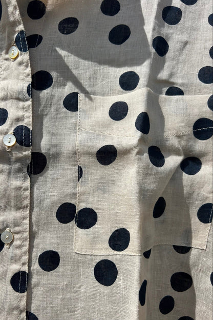 Aila Blue - Madison Shirt in Camille Dot