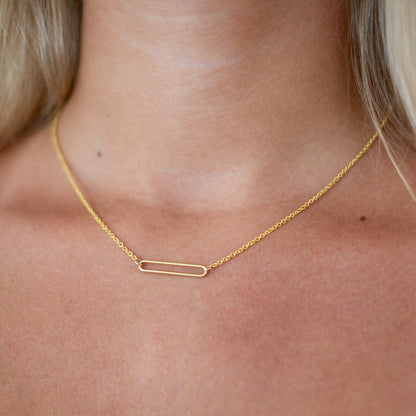 Long Link Chain Necklace