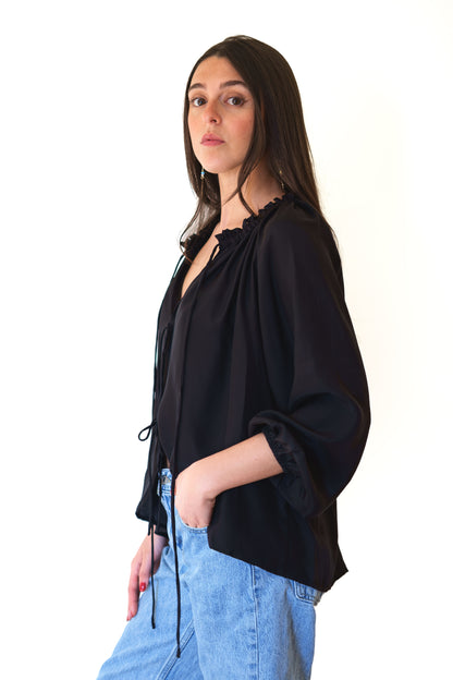 Natalie Martin Elise Top - Black