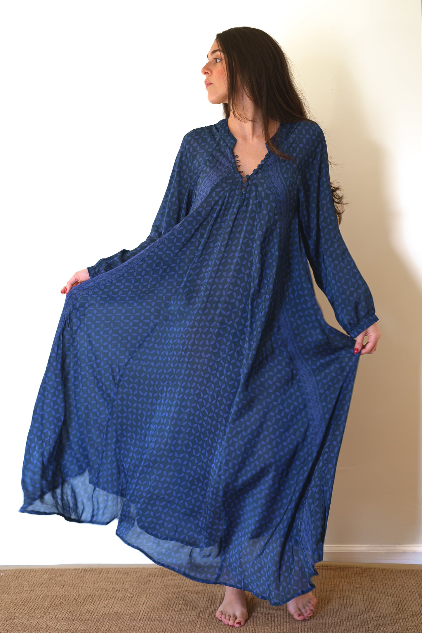 Natalie Martin Fiore Maxi Dress - Sand Dollar Ocean