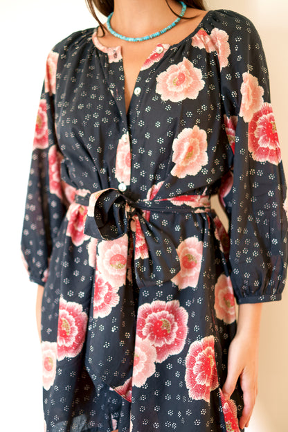 Natalie Martin Alex Short Dress - Poppy Cherry