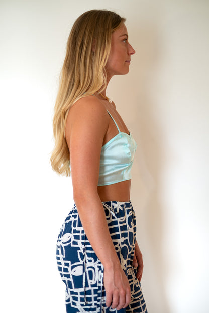 État D’été | Blare Corset - Iced Aqua