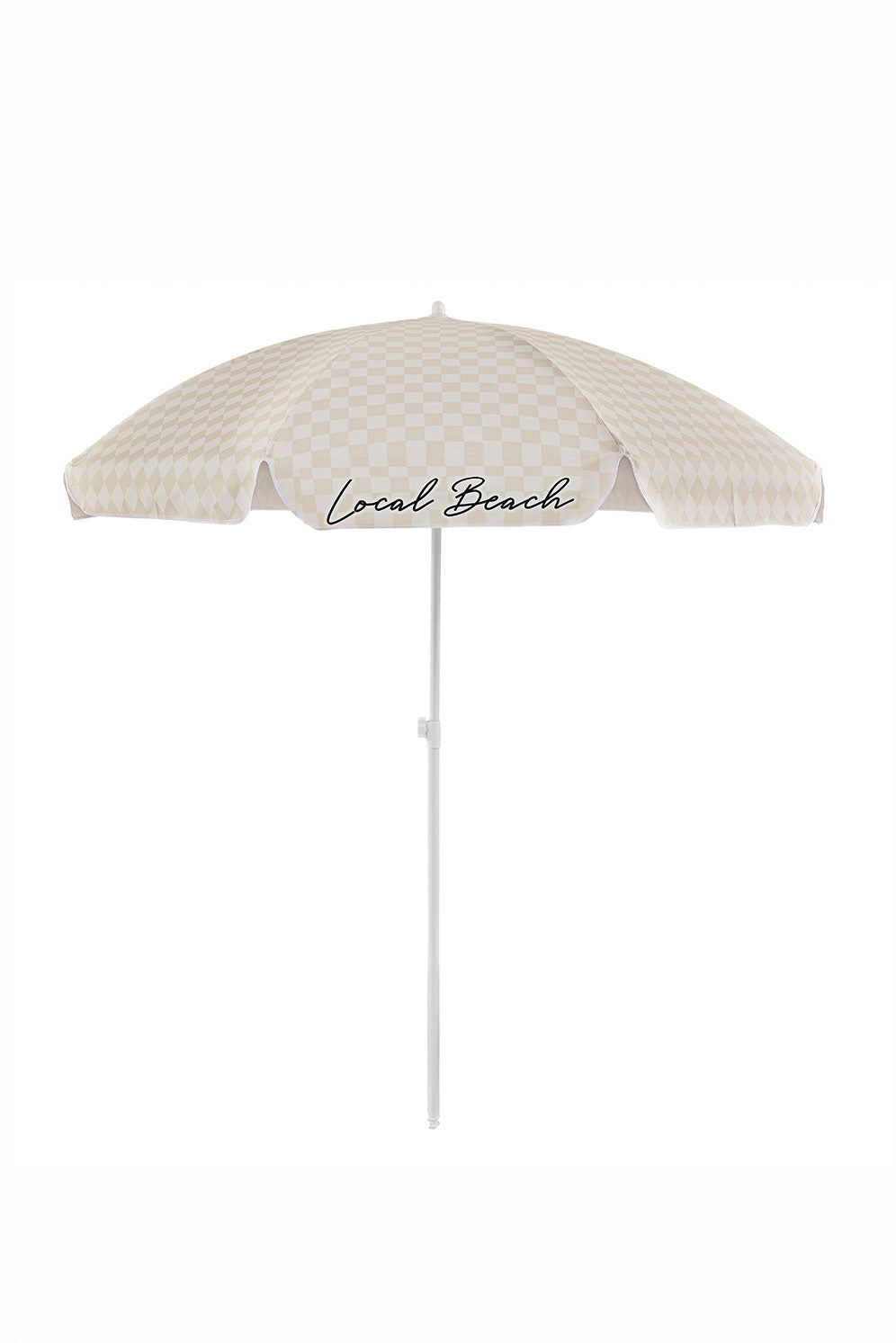 Local Beach - Sand Checker Beach Umbrella