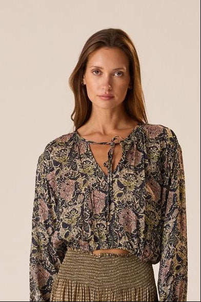 Natalie Martin - Amelia Top in Botanica Dusk