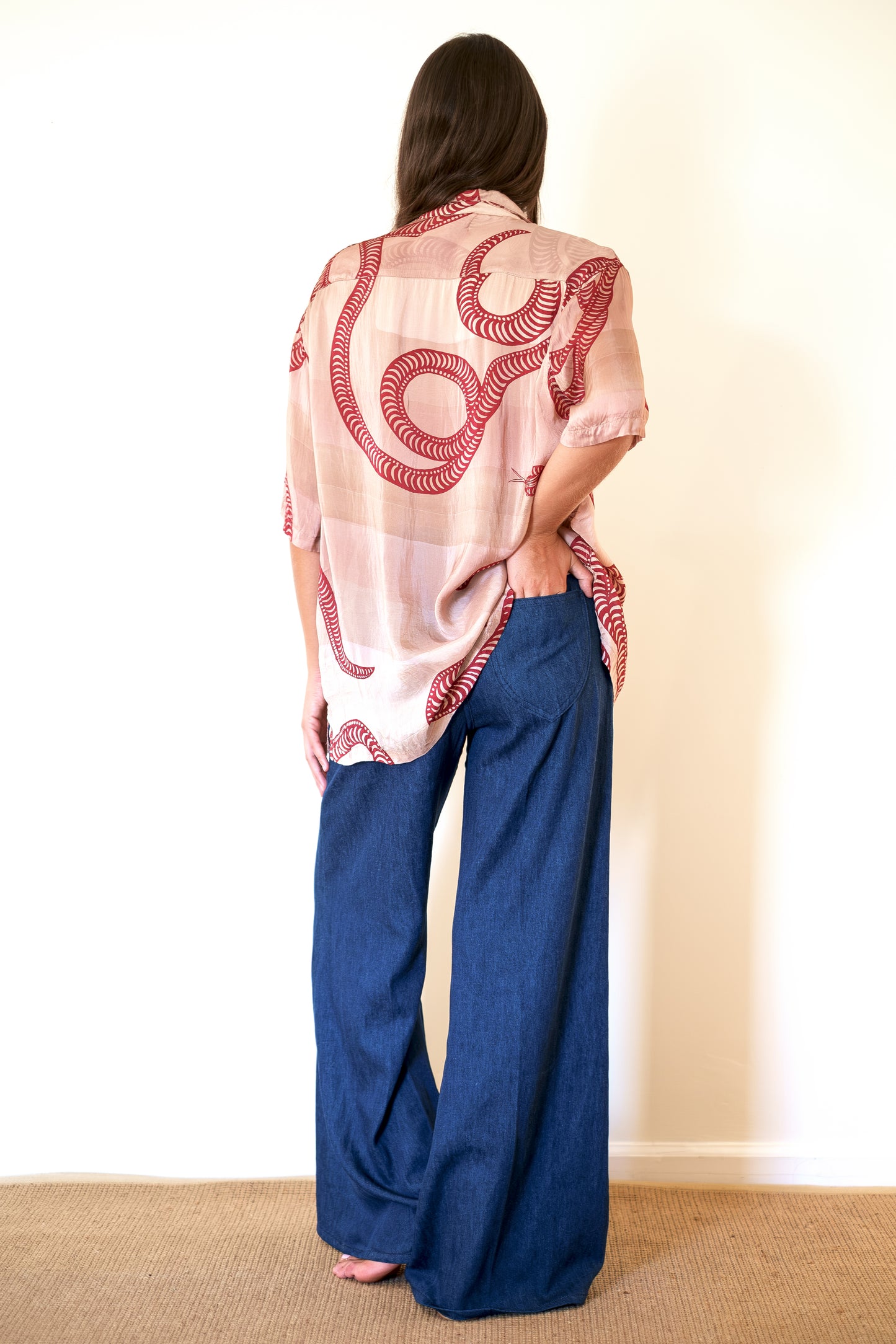 Emerson Fry Tulip Trouser - Indigo Hemp Organic