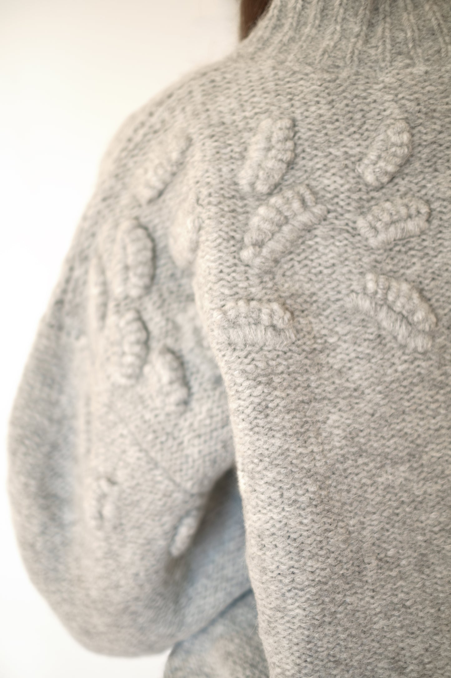 MIRTH Cusco Shell Cardigan - Dove Gray