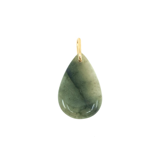 Gemstone Pendant - Aventurine Large Teardrop