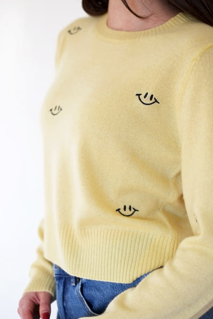 Crush Smile Everyday Sweater - Honey Smile