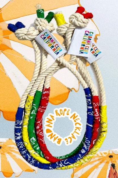 Cabana Club California Bandana Rope Necklaces