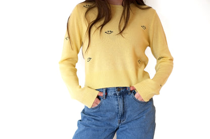 Crush Smile Everyday Sweater - Honey Smile