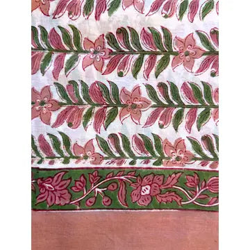 The Fox and The Mermaid - Block Printed Cotton Sarong