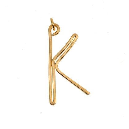 Oversized Letter Pendant