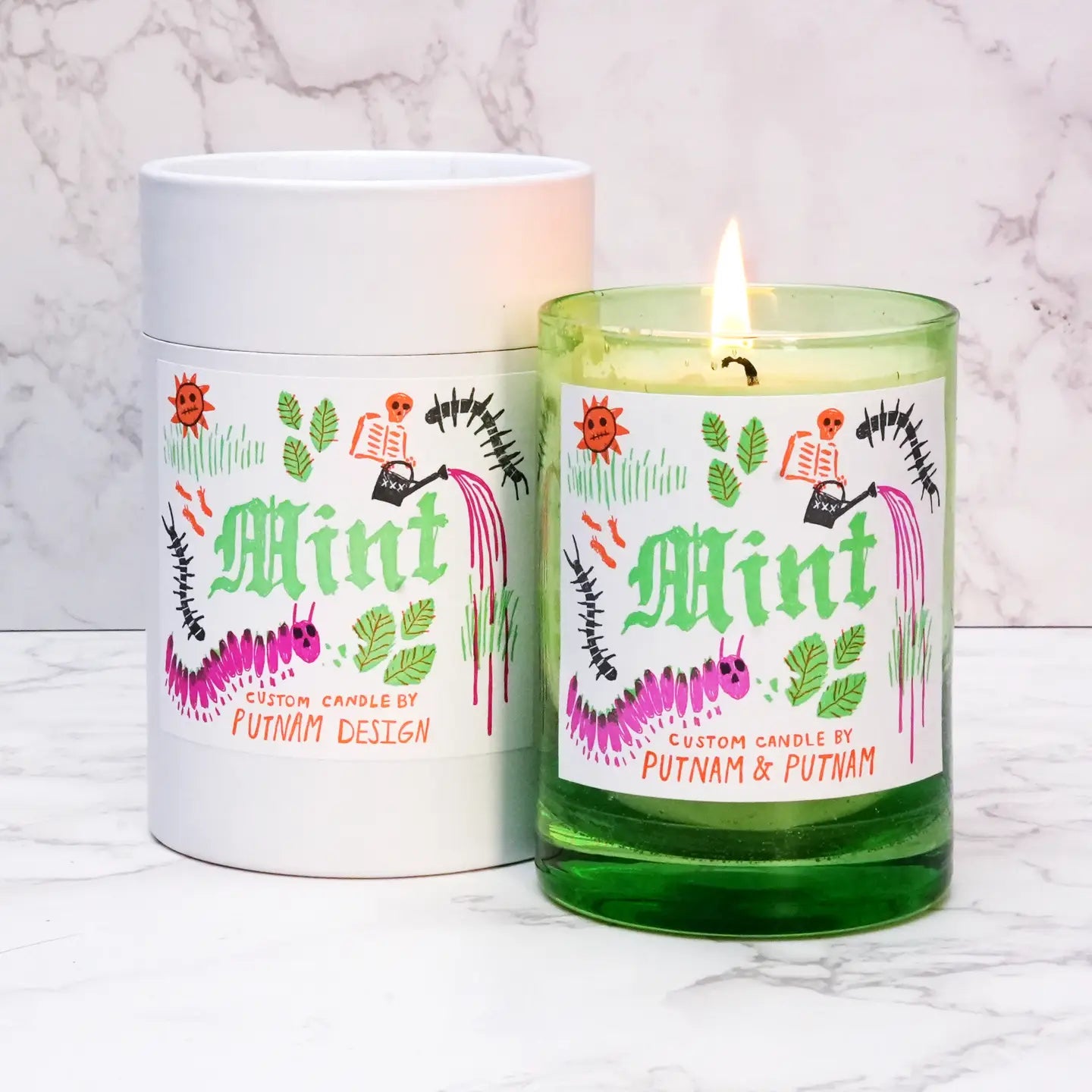 Putnam Design Candle - Mint