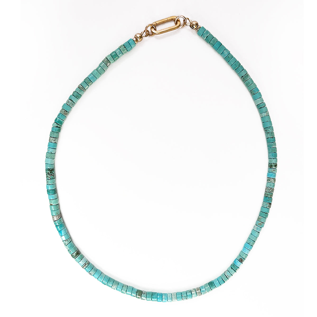 Blue Turquoise Gemstone Necklace