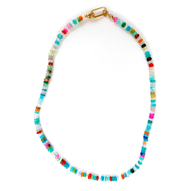 Confetti Opal Gemstone Necklace