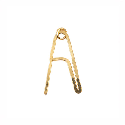 Oversized Letter Pendant