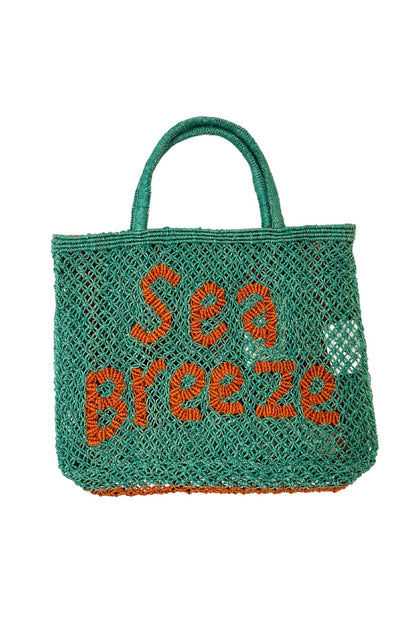 The Jacksons Jute Tote- Sea Breeze