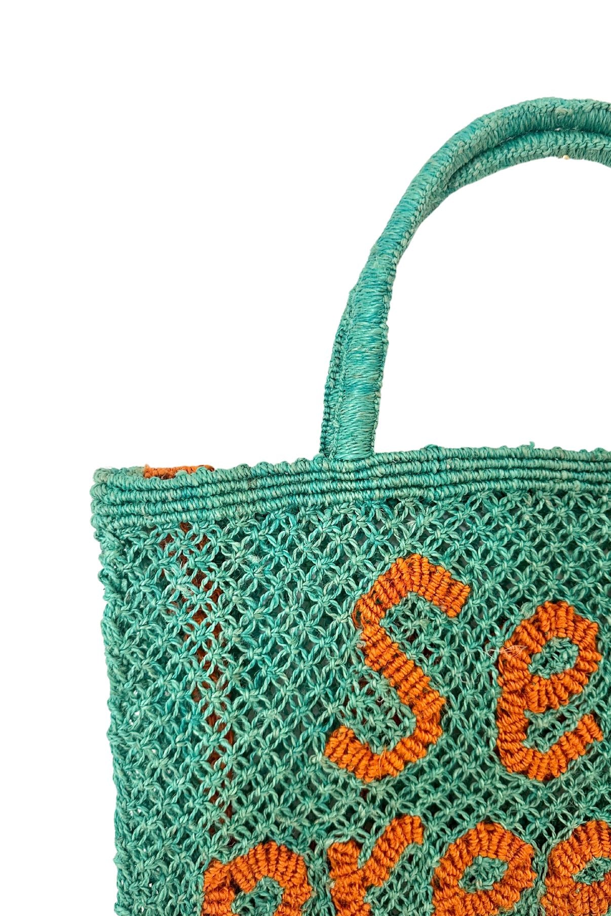 The Jacksons Jute Tote- Sea Breeze