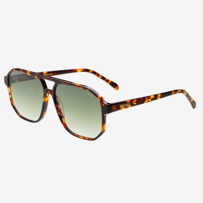 Freyrs Billie Sunglasses - Tortoise/Green