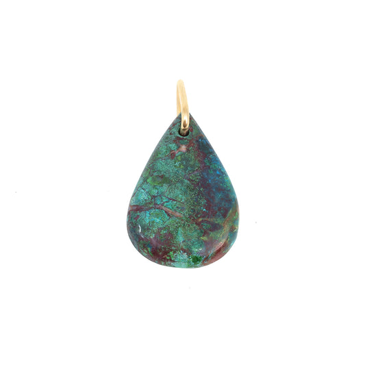 Gemstone Pendant - Turquoise Teardrop Large