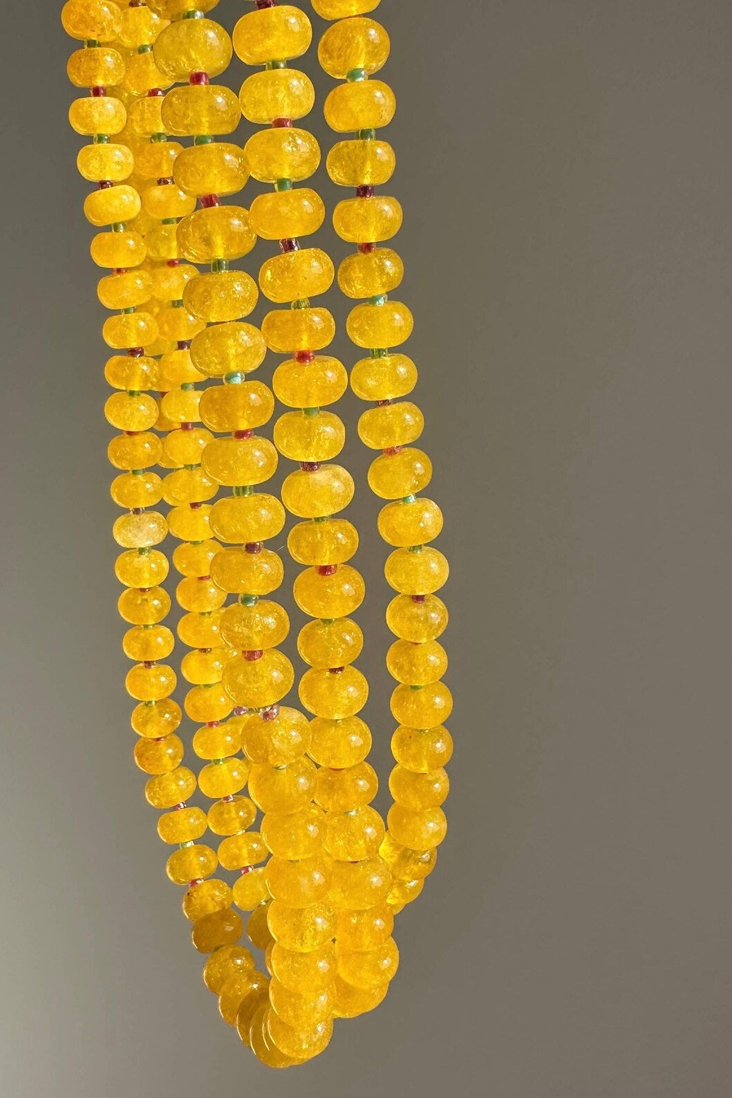 Anokhi Green - Yellow Jade Necklace