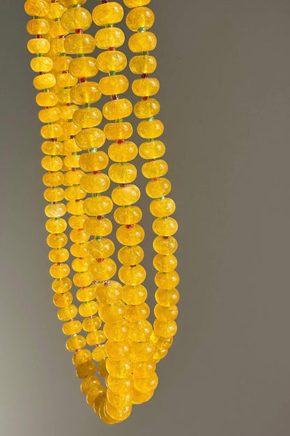 Anokhi Green - Yellow Jade Necklace