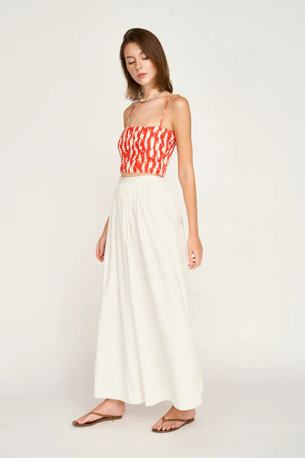 MIRTH Puglia Top in Cherry Hopscotch