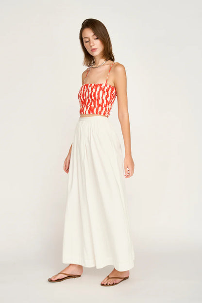 MIRTH Puglia Top in Cherry Hopscotch