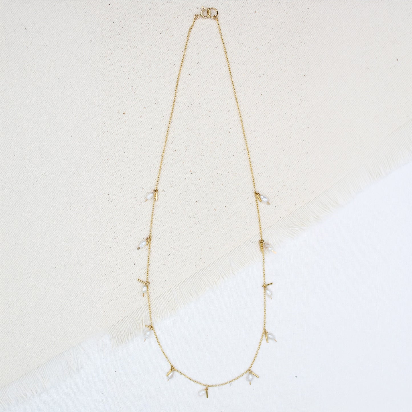 The Swellife - Pearl Fringe Necklace