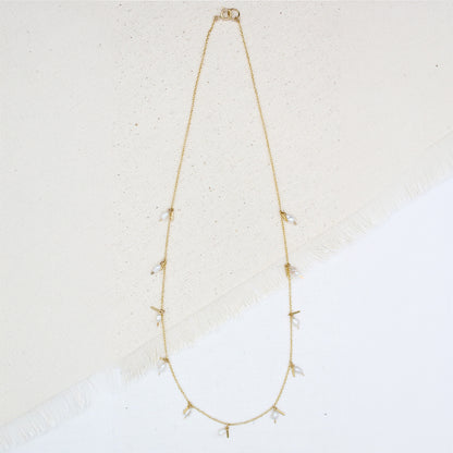 The Swellife - Pearl Fringe Necklace