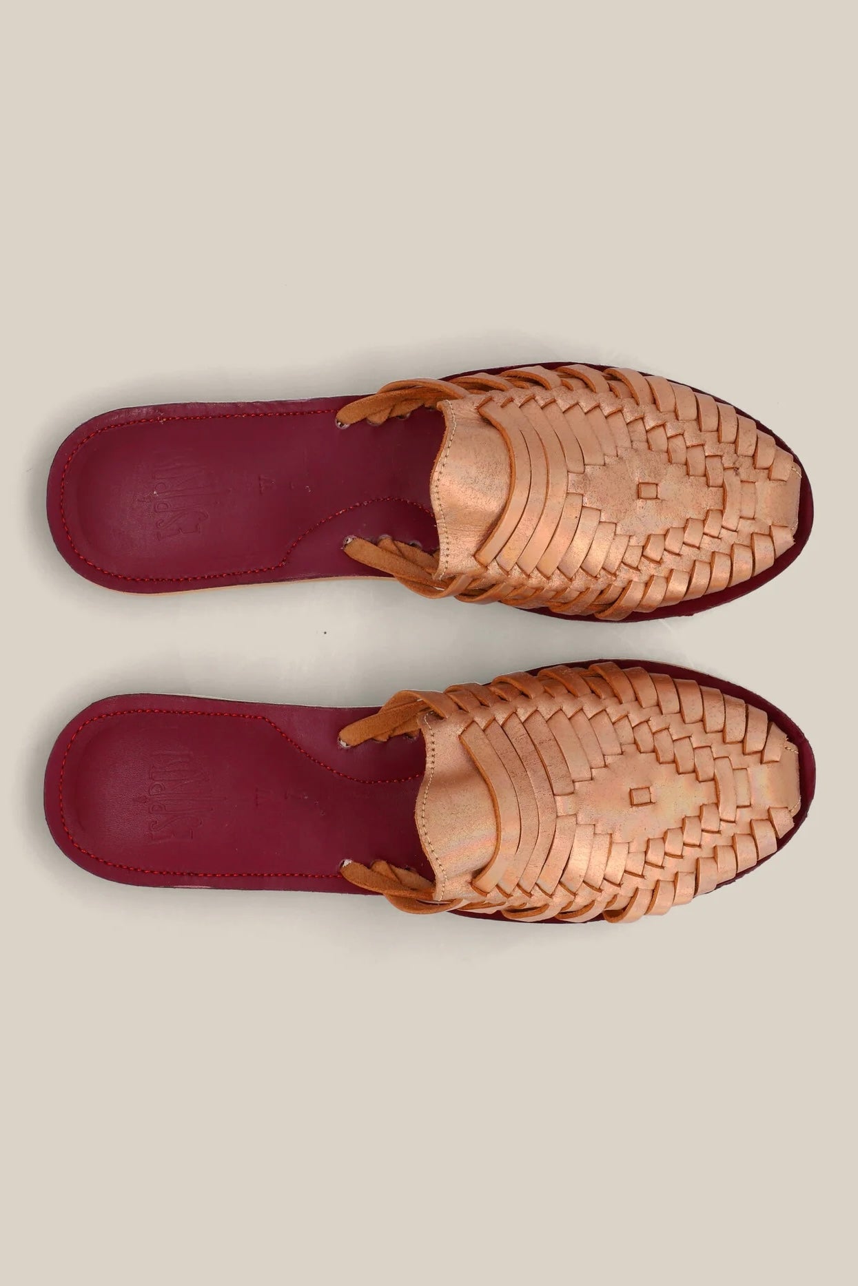 Espiritu Slip On Huaraches - Rose Quartz