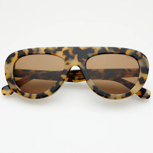 Freyrs Jetsetter Sunglasses - Milky Tortoise