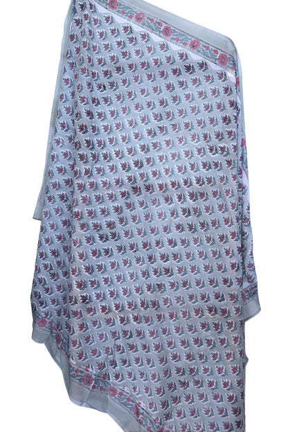 The Fox and The Mermaid - Block Printed Cotton Sarong