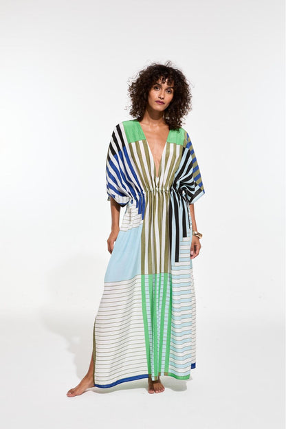 Mapoesie Green Ziggy Riviera Dress