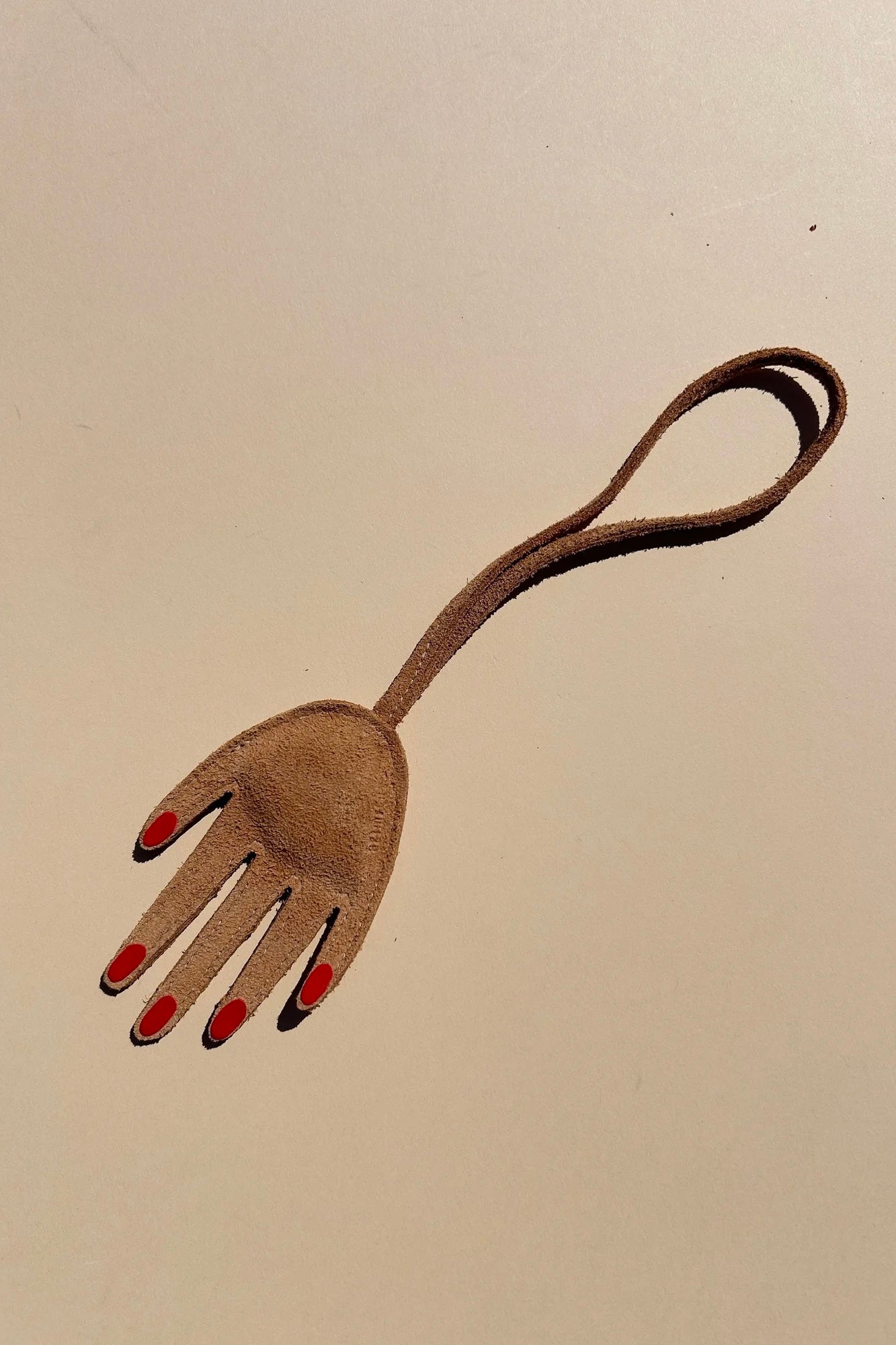 Primecut Bag Charm - Tan Hand