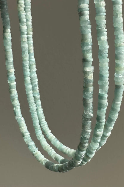 Anokhi Green - Light Blue Aquamarine Necklace