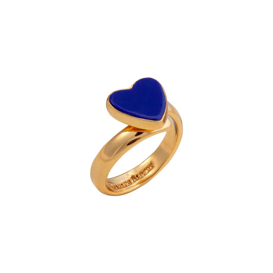 Charles Albert Lapis Heart Adjustable Ring