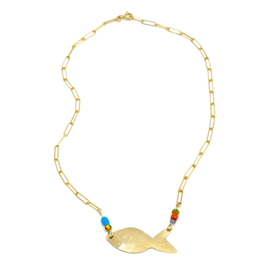 Fishing Lure Necklace (Horizontal)
