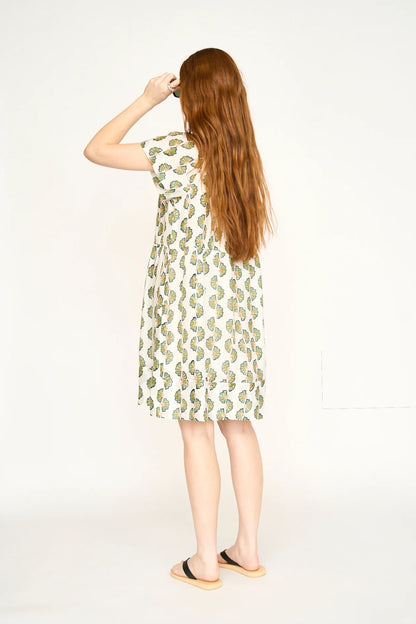 MIRTH Vienna Short Dress in Dill Orchard Road