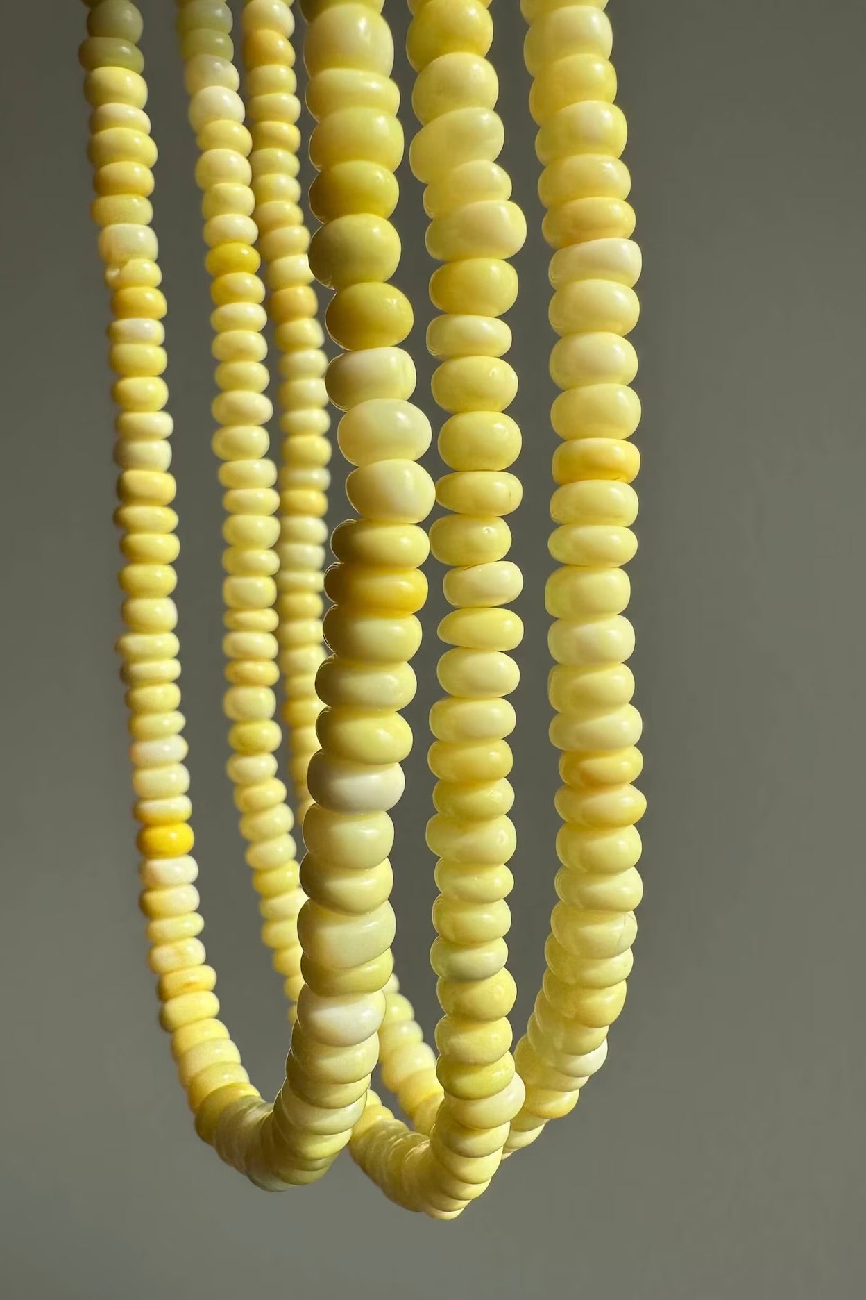 Anokhi Green - Bright Yellow Opal Necklace