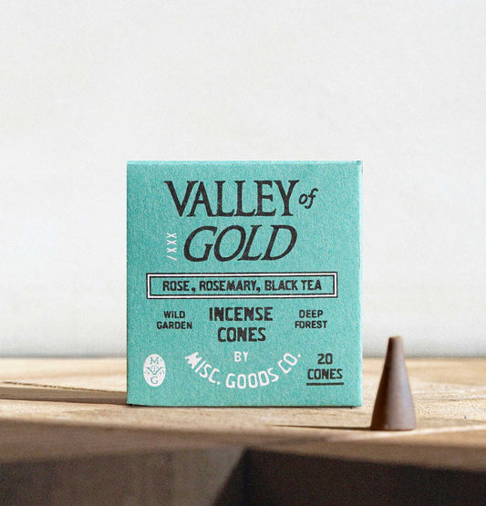 Misc Goods Incense Cones - Valley of Gold