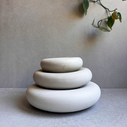 Minimal Loot Design Pebble Nesting Tray Set