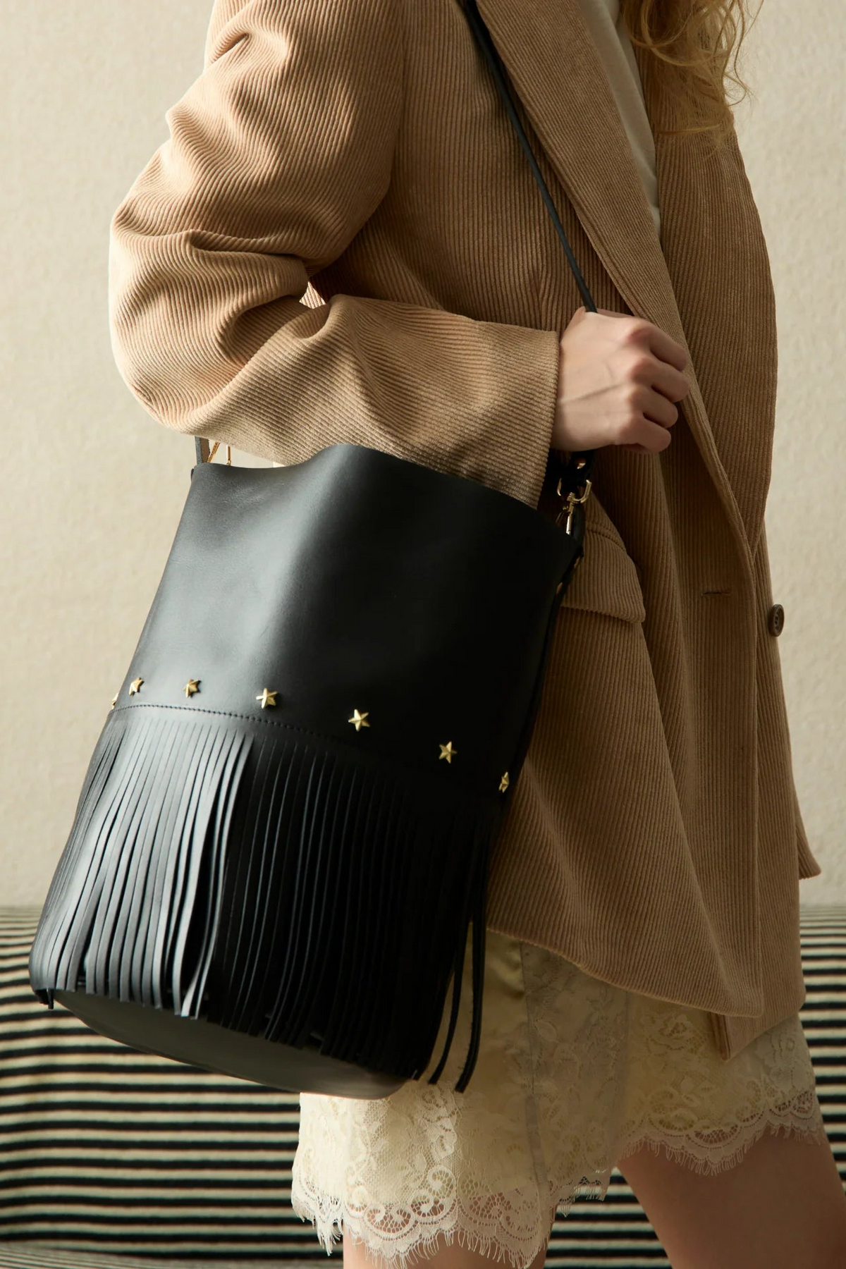 Mercules - Bucket Fringes in Black
