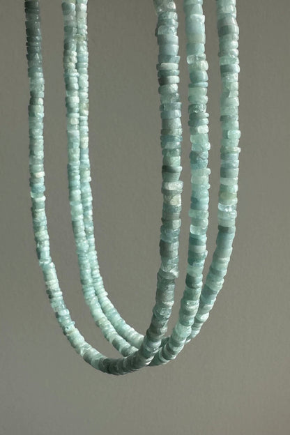 Anokhi Green - Light Blue Aquamarine Necklace
