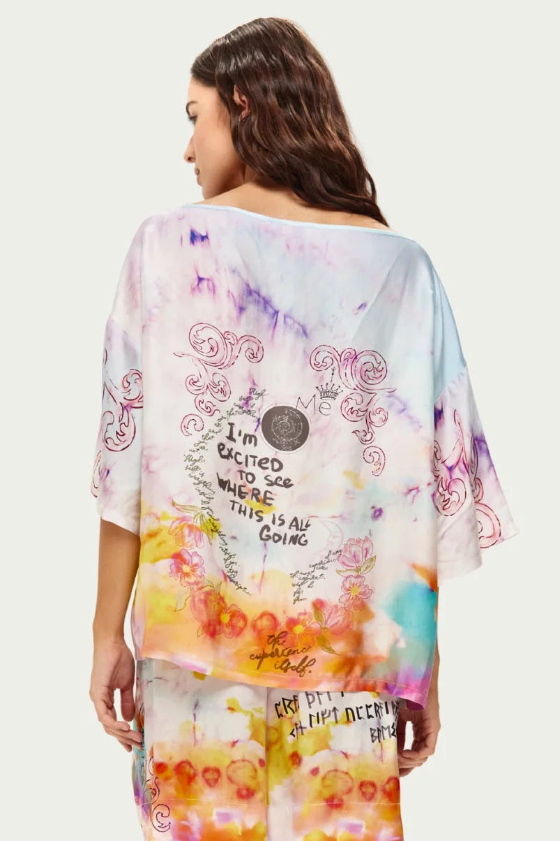 ME369 Ruby Cropped T-Shirt - Runic Whisper