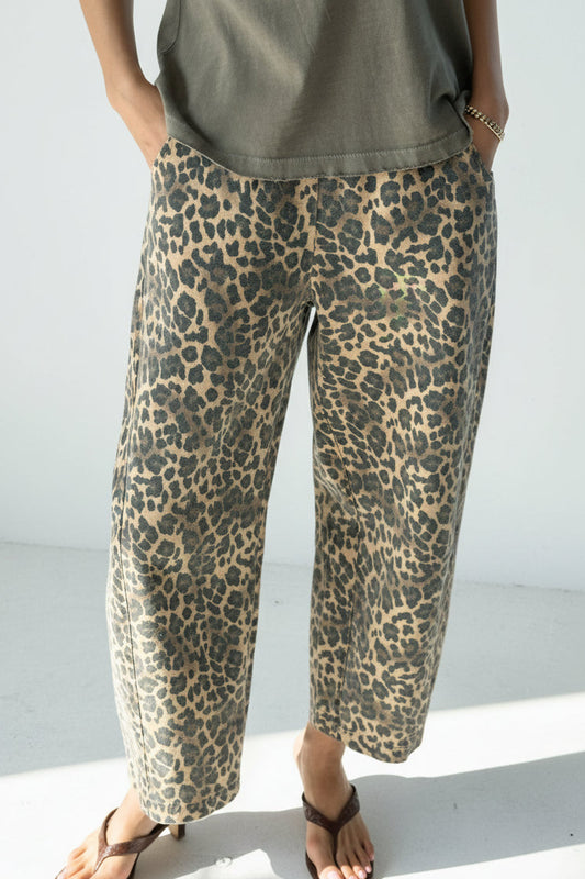 Le Bon Shoppe Arc Pants - Leopard