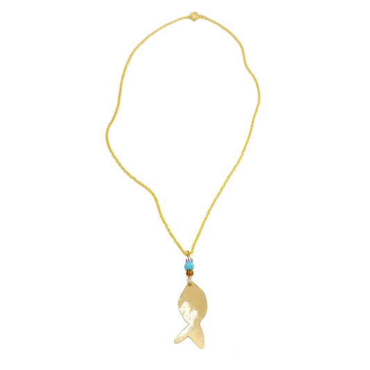 Fishing Lure Necklace (Vertical)